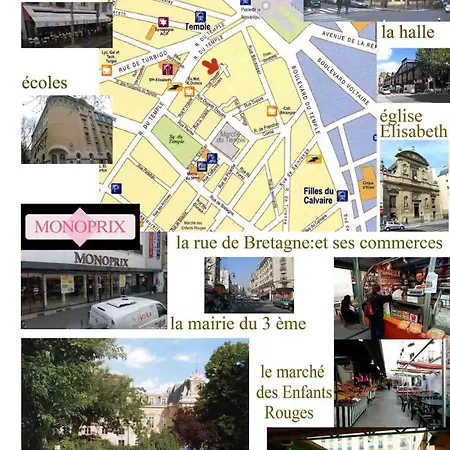 3p Baroque With Rooftop View Apartment Paris
