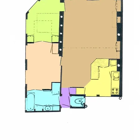 Apartment 3p Baroque With Rooftop View *
